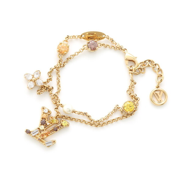 LOUIS VUITTON Brown Charm Bracelet - Picture 1 of 10